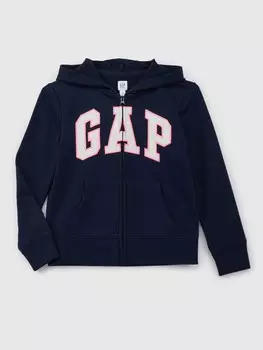 Детская толстовка с логотипом Gap, черный