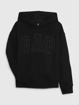 Детская толстовка с логотипом Gap, черный