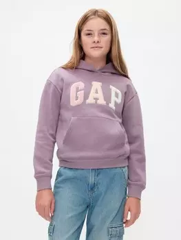 Детская толстовка с логотипом Gap, фиолетовый
