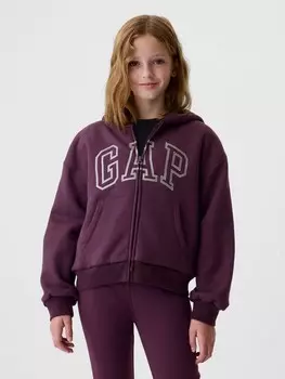 Детская толстовка с логотипом Gap, фиолетовый