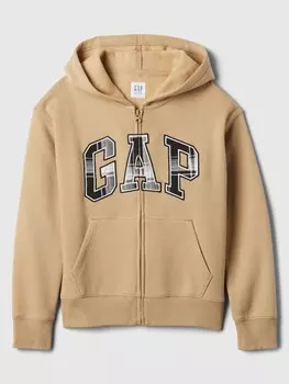 Детская толстовка с логотипом Gap, коричневый