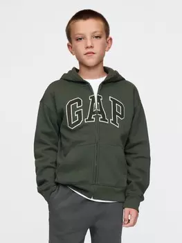 Детская толстовка с логотипом Gap, зеленый