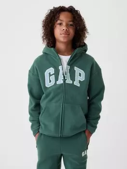 Детская толстовка с логотипом Gap, зеленый