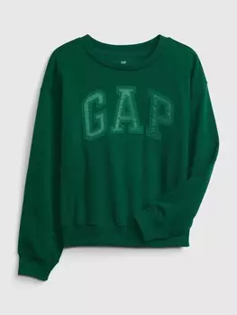 Детская толстовка с логотипом Gap, зеленый
