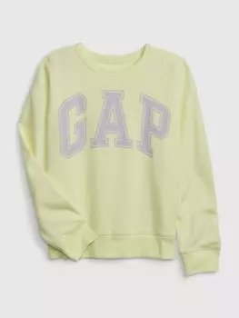 Детская толстовка с логотипом Gap, желтый