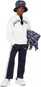 Детская толстовка с логотипом Off-White Palm Angels
