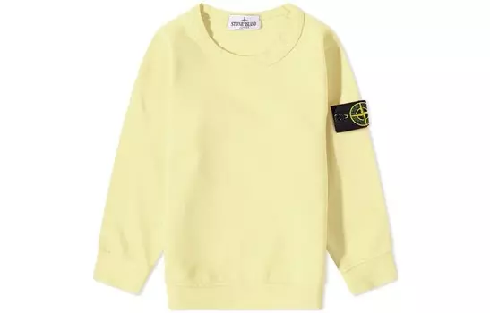 Детская толстовка Stone Island, цвет Lemon