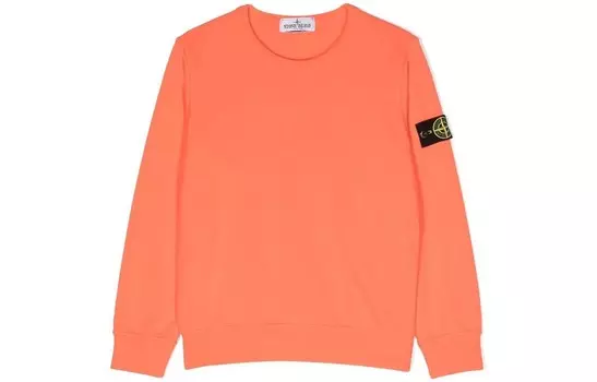 Детская толстовка Stone Island, оранжевый