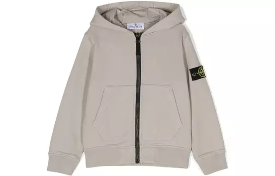 Детская толстовка Stone Island, серый