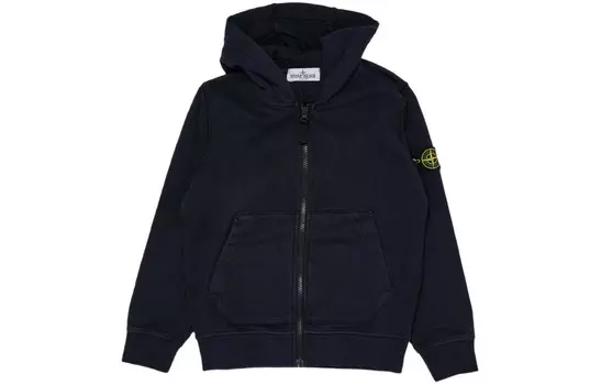 Детская толстовка Stone Island, темно-синий