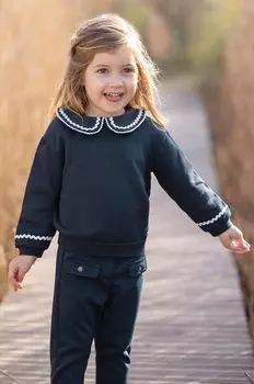 Детская толстовка Tartine et Chocolat, темно-синий