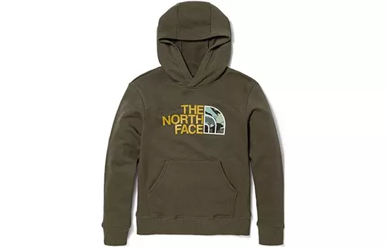 Детская толстовка The North Face, зеленый