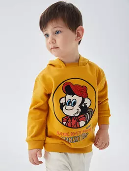 Детская толстовка унисекс с длинным рукавом и принтом ностальгических обезьян LCW baby