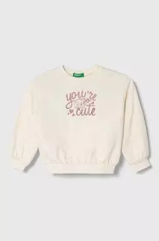 Детская толстовка United Colors of Benetton, бежевый