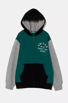 Детская толстовка United Colors of Benetton, бирюзовый