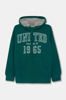 Детская толстовка United Colors of Benetton, бирюзовый