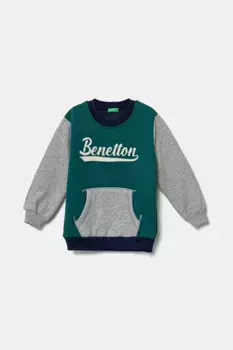 Детская толстовка United Colors of Benetton, бирюзовый