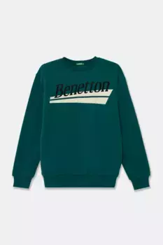 Детская толстовка United Colors of Benetton, бирюзовый