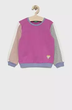 Детская толстовка United Colors of Benetton, фиолетовый