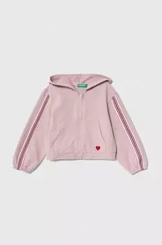 Детская толстовка United Colors of Benetton, фиолетовый