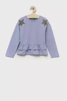 Детская толстовка United Colors of Benetton, фиолетовый