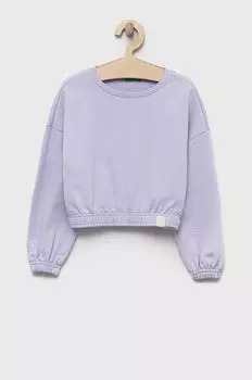 Детская толстовка United Colors of Benetton, фиолетовый