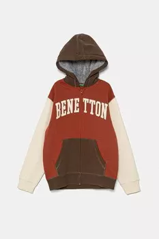 Детская толстовка United Colors of Benetton, коричневый