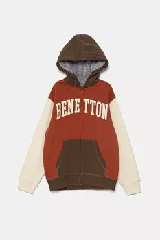 Детская толстовка United Colors Of Benetton, коричневый