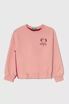 Детская толстовка United Colors of Benetton, розовый