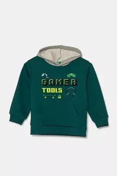 Детская толстовка United Colors of Benetton, зеленый