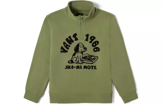Детская толстовка Vans, оливково-зеленый