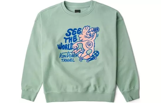 Детская толстовка Vans, светло-зеленый