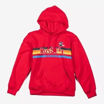 Детская толстовка в полоску Russell Athletic, красный