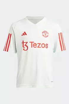 Детская тренировочная футболка Manchester United Tiro 23 Adidas, белый