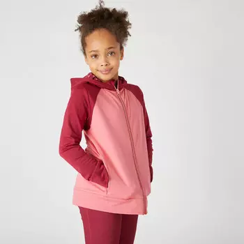 Детская тренировочная куртка - S500 розовый/бордо DOMYOS, цвет rosa