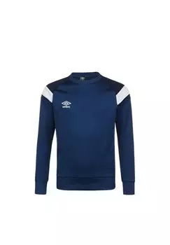 Детская тренировочная толстовка из полифлиса umbro, синий