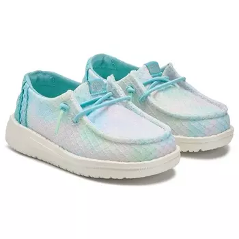 Детская туфля без шнурков Wendy Heydude для малышей, blue shimmer