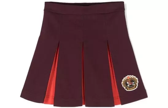 Детская юбка Burberry, цвет Burgundy