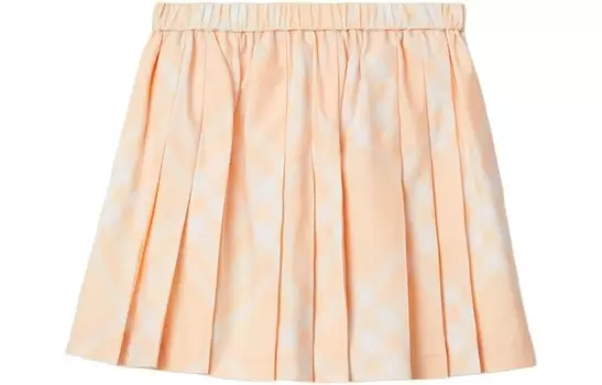 Детская юбка Burberry, цвет Light peachy color