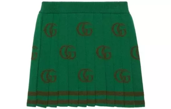 Детская юбка Gucci, зеленый