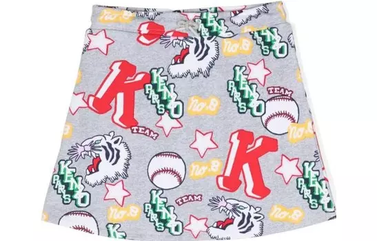 Детская юбка Kenzo, серый