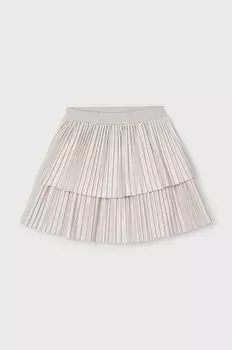 Детская юбка Mayoral, бежевый