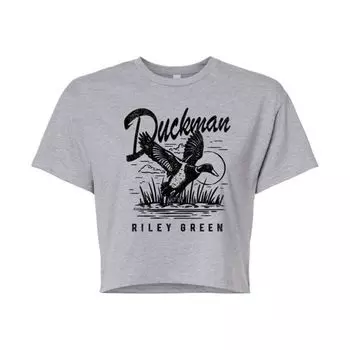 Детская укороченная футболка Riley Green Duckman Licensed Character, серый