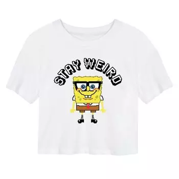 Детская укороченная футболка Sponge Bob SquarePants Weird Licensed Character