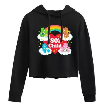 Детская укороченная толстовка с капюшоном в стиле 80-х годов Care Bears Juniors Licensed Character