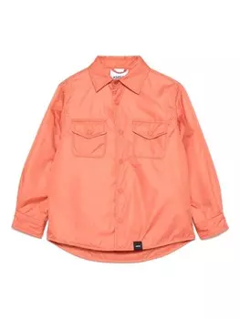 Детская утепленная куртка-рубашка Aspesi Kids, розовый