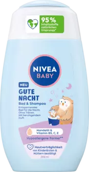 Детская ванночка и усилитель Шампунь Спокойной ночи 200мл NIVEA