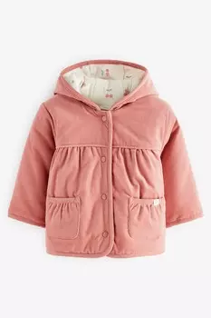 Детская вельветовая куртка Next, розовый