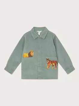 Детская вельветовая куртка WWF Tiger Monsoon, синий