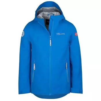 Детская велокуртка Telemark ярко-синий/облачно-серый TROLLKIDS, цвет blau